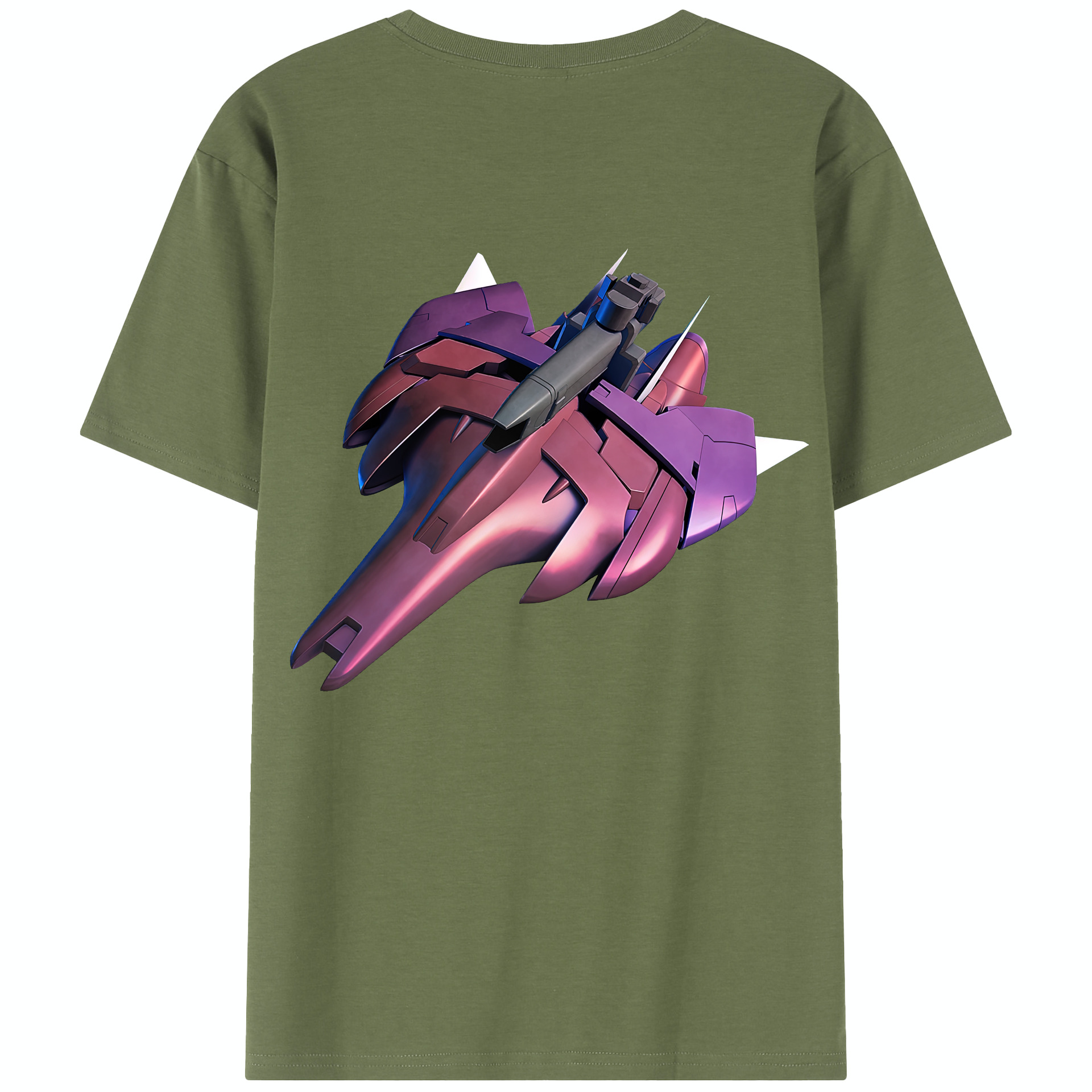 （画像用） 機動戦士ガンダム Mobile Suit Gundam 綿100％半袖Tシャツ（背面プリント）
